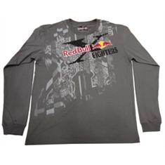 Camiseta Fox Red Bull Double X ML (Chumbo)